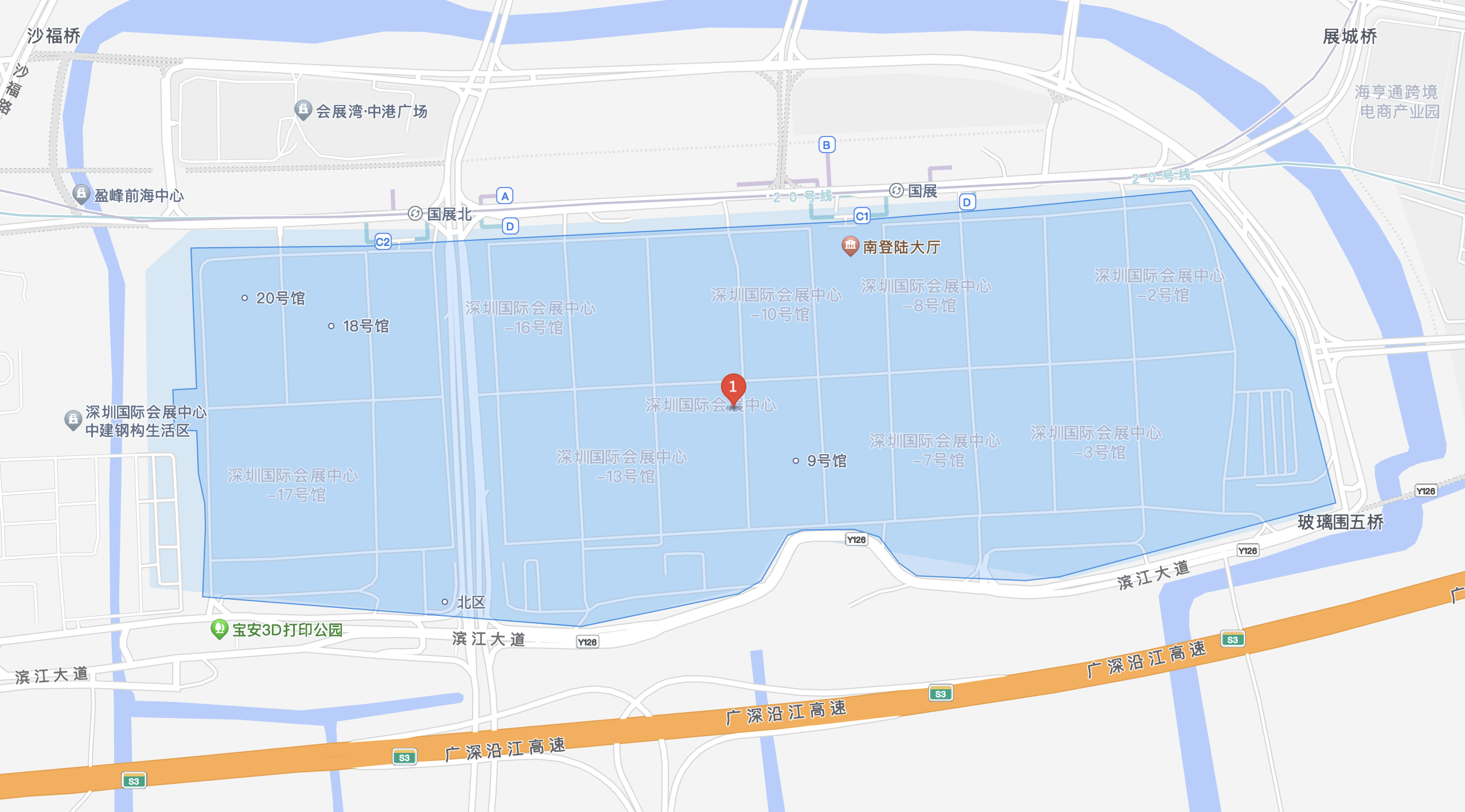 IOTE EXPO SHENZHEN LOCATION-Shenzhen World Exhibition Center (Bao'an District)