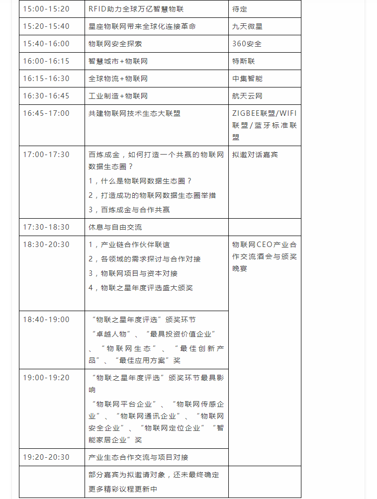 2019（第二届）中国物联网CEO千人大会